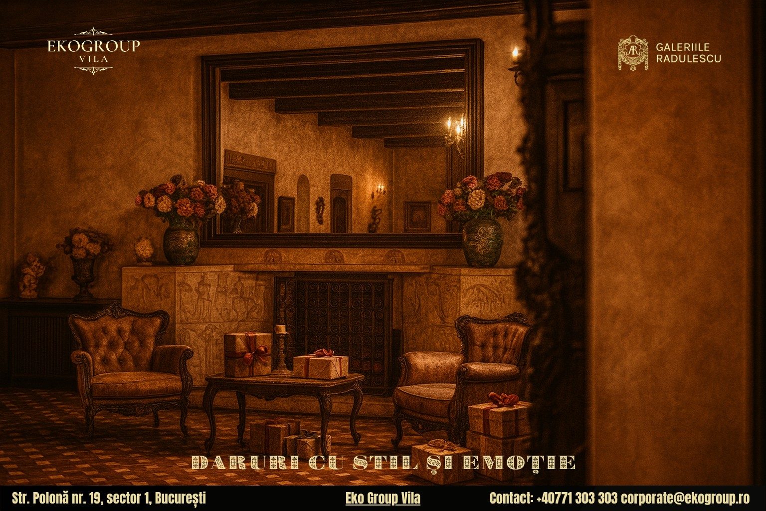 Cadouri de Crăciun cu farmec vintage: Magia Crăciunului anilor ’30 la Eko Group Vila